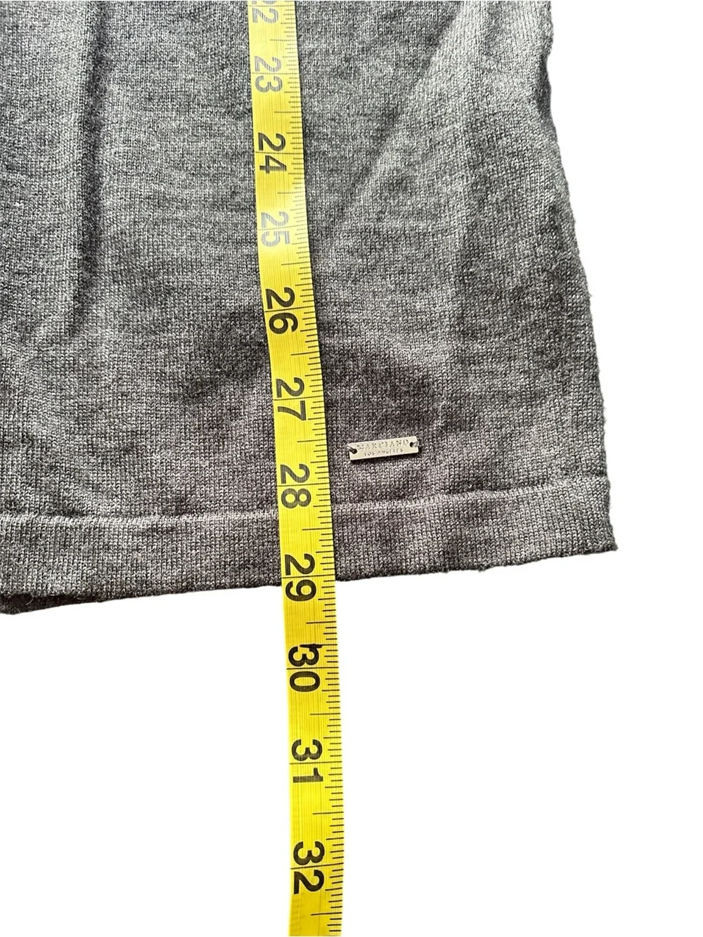 Marciano by Guess 100% Wool Charcoal Grey Cardigan XXL